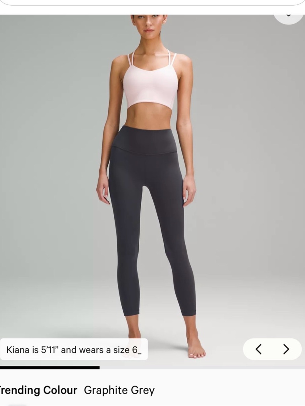 lululemon athletica Graphite Grey High-Rise Leggings
